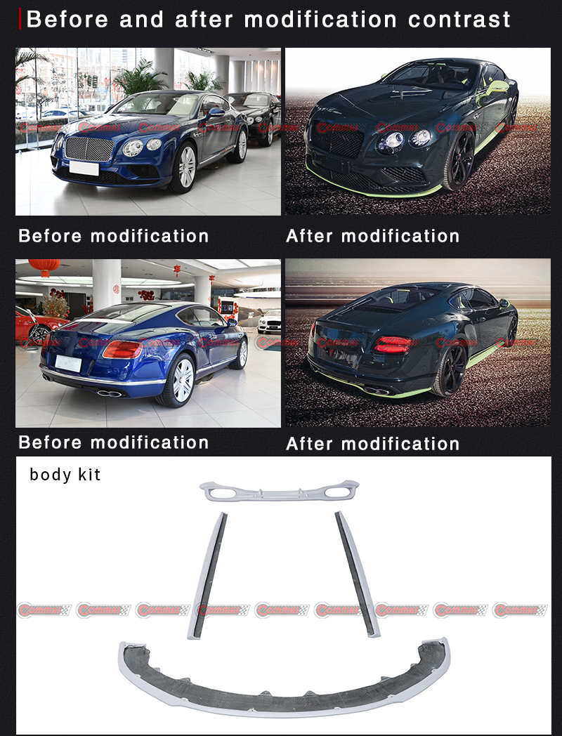 Bodykits im Bentley Continental GT V8S-Stil