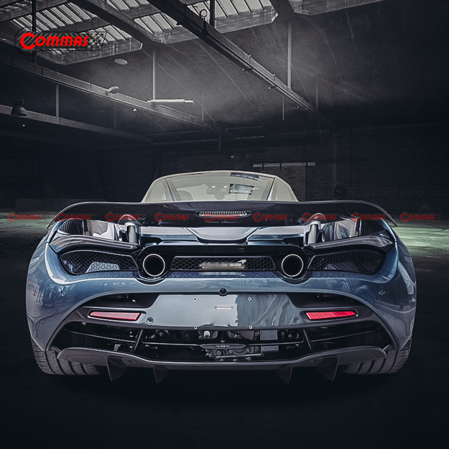 Hinten Ducktail Spoilerflügel aus Kohlefaser im OEM-Stil für Mclaren 720S