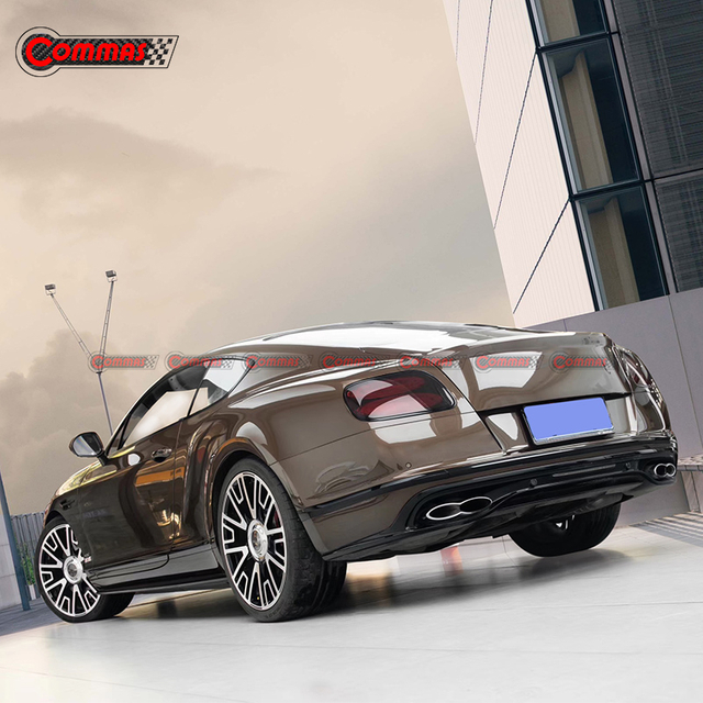 3k Kohlefaser V8S Style Heckdiffusorlippe für Bentley Continental GT 2015-2017