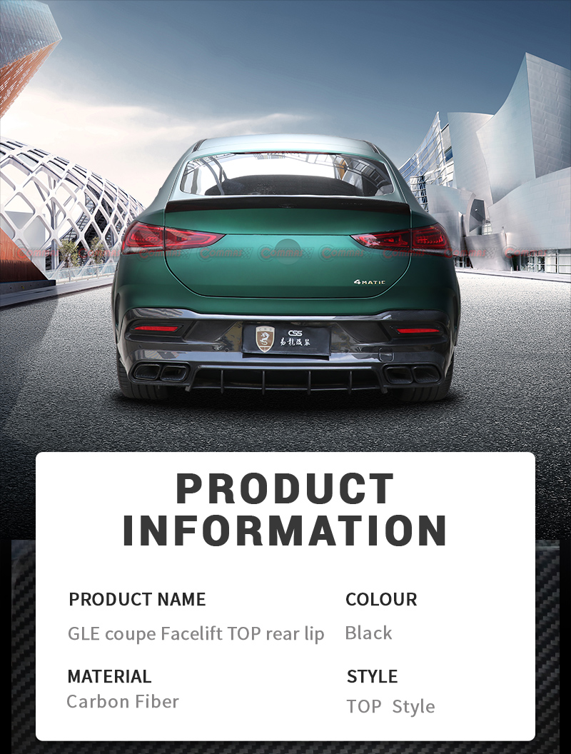 Topcar Heckdiffusor f&uuml;r Mercedes Benz Gle
