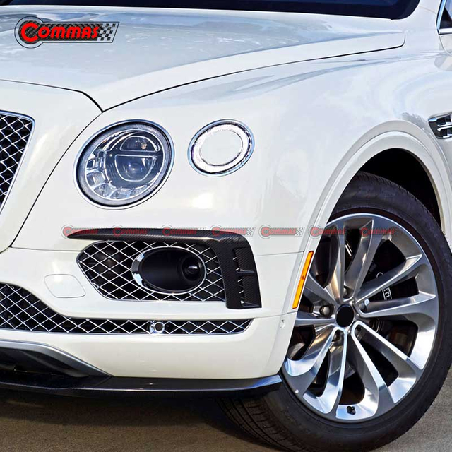 Kohlefaser-Frontstoßstangen-Lufteinlass-Canards für Bentley Bentayga W12 Limited Edition