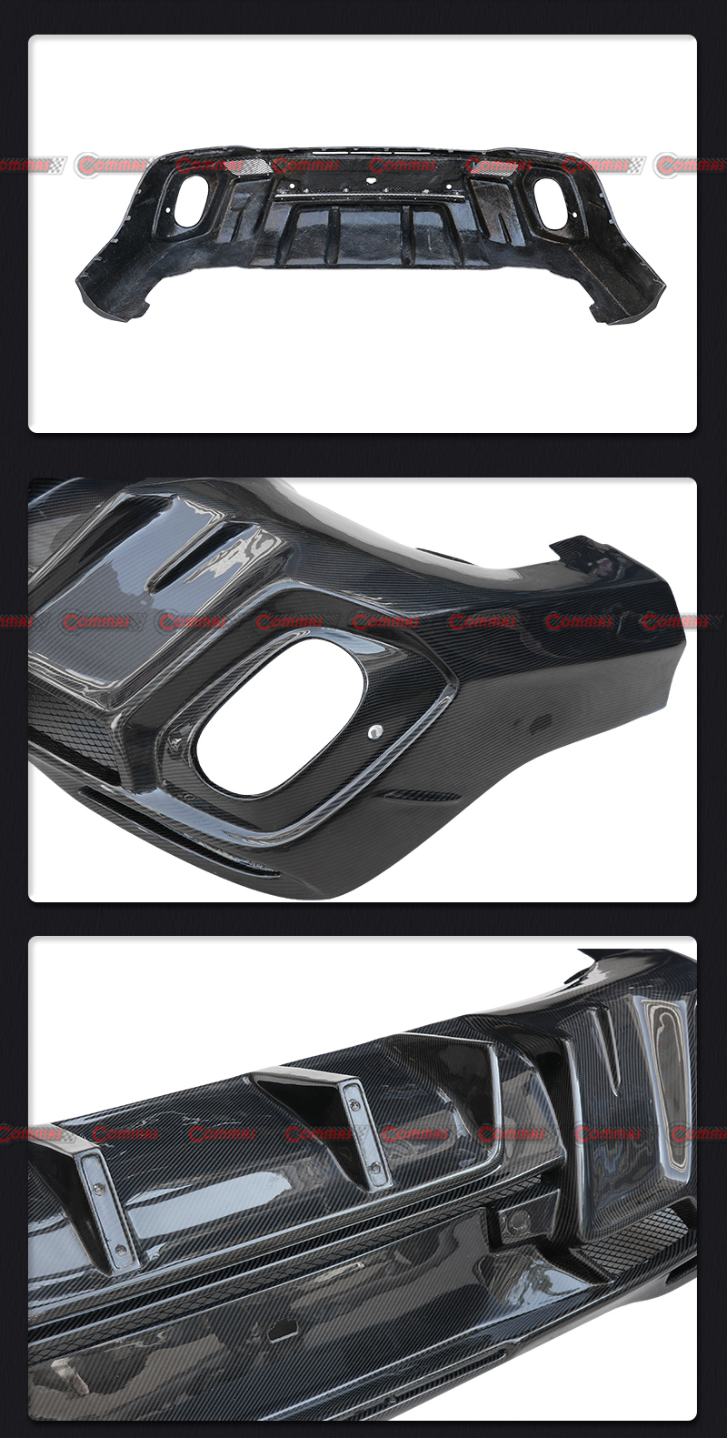 Mercedes Benz Gle Larte Heckdiffusor